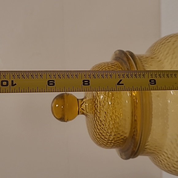 Vintage Amber Lidded Canister - Picture 13 of 16